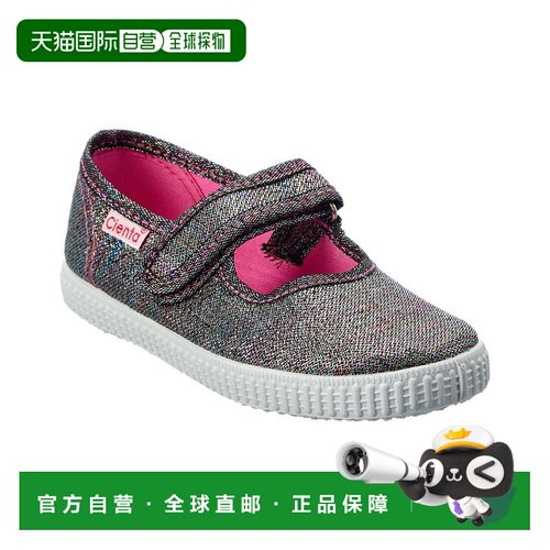 自营 Cienta Canvas Mary Jane - multi 美国奥莱直发