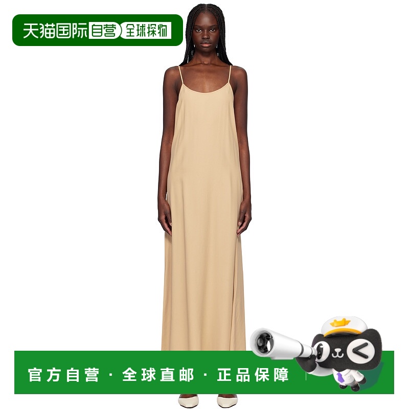 1h可退 香港直邮潮奢 Filippa K 女士 驼色 Draped Twill Strap