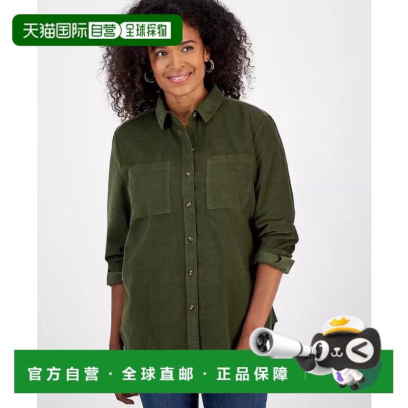 1h可退 【美国直邮】style & co 女士 衬衫长袖
