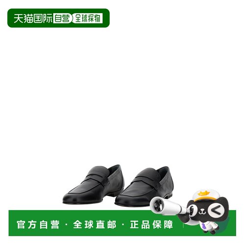自营tod'sClassic Leather Moccasin With Subtle Monogram Detai