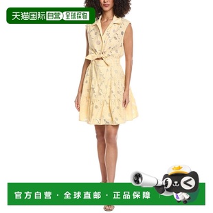 自营Sandro Woven Mini Dress - brown 美国奥莱直发