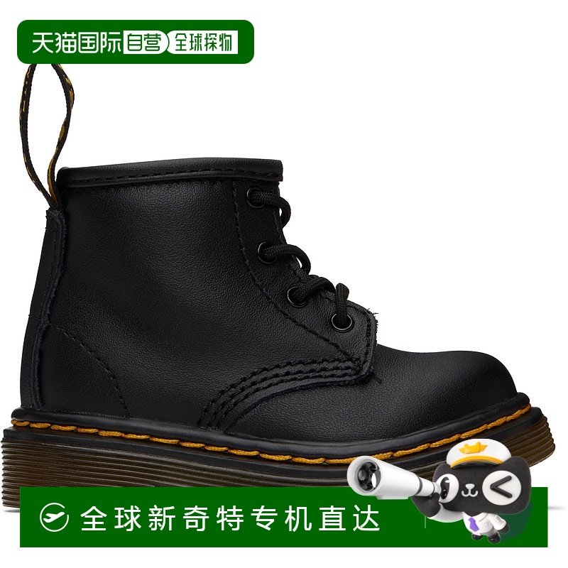 香港直邮潮奢 Dr. Martens 马丁大夫 男童 黑色 1460 婴儿踝靴童