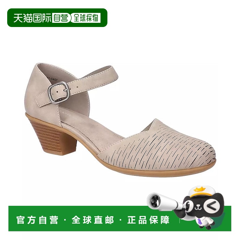 1小时内可退 【美国直邮】easy street 女士 凉鞋粗跟外穿休闲 百