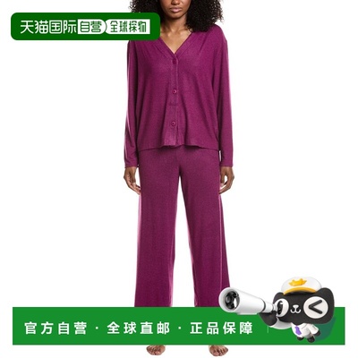 自营Sanctuary 2pc Top & Pant Pajama Set - purple 美国奥莱直