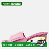Pink Mules Leather 自营Jacquemus Les Piscine pink 美国奥莱