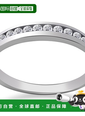 自营 pompeii31/2 克拉凯特琳实验室培育钻石结婚戒指 14k 白金 -