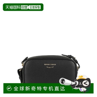黑色 自营 带可调节肩带和设计 emporio 美 armani紧凑型迷你包