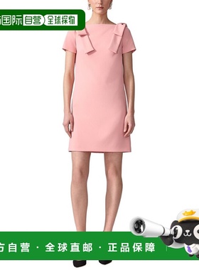 自营Carolina Herrera Bow Shift Dress - pink 美国奥莱直发