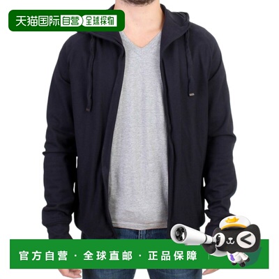 自营Costume National hooded cotton Men's sweater - blue 美国