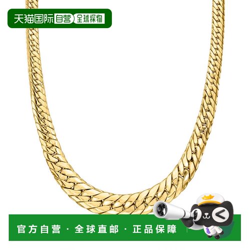 自营Ross-Simons 18kt Gold Over Sterling Graduated Cuban-Link
