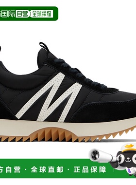 1h可退 香港直邮潮奢 Moncler 盟可睐 女士 黑色 Pacey 运动鞋 J2