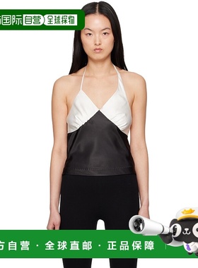 1h可退 香港直邮潮奢 Kijun 女士 黑色 & 灰白色 Satin Shirring