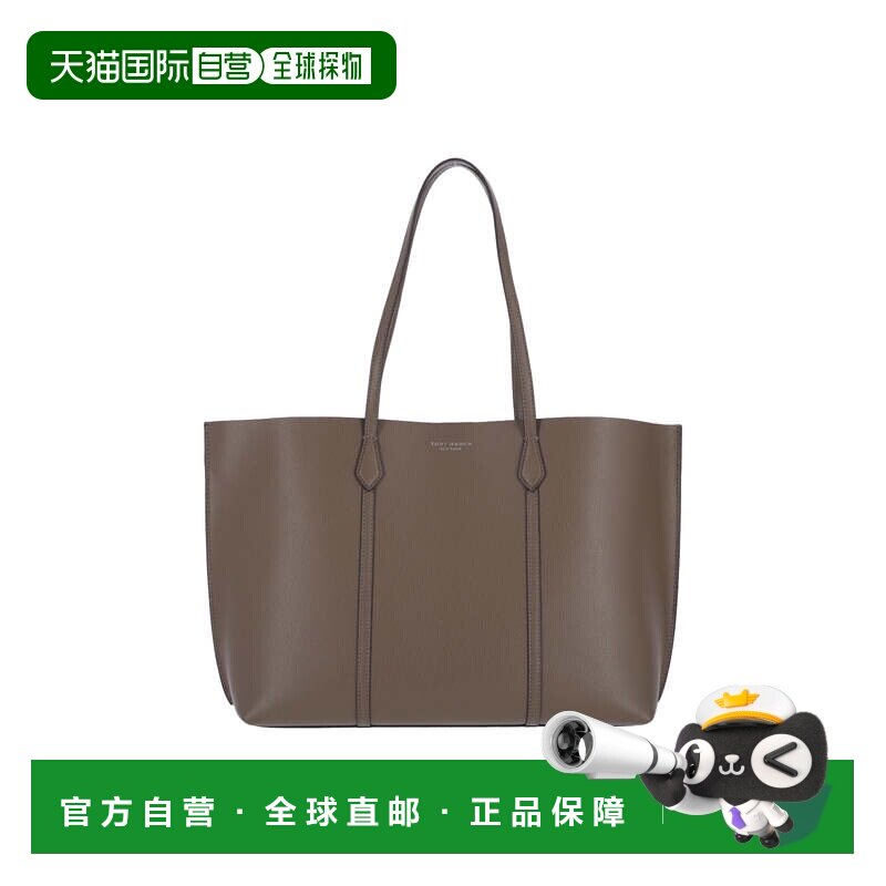 自营tory burch棕色Perry皮袋手提包-棕色 美国奥莱直发