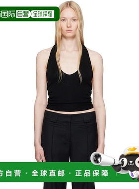 1h可退 香港直邮潮奢 AYA MUSE 女士 黑色绕颈上装 AMSS2552性感