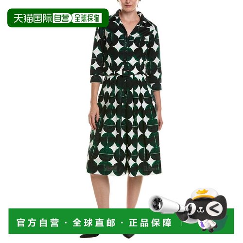 自营samantha sung萨曼莎 桑德 奥黛丽衬衫连衣裙-白色 美国奥莱