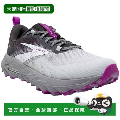 自营 brooks女式Cascadia 17鞋蚝色/黑珍珠色/紫蚝色/黑珍珠色/紫