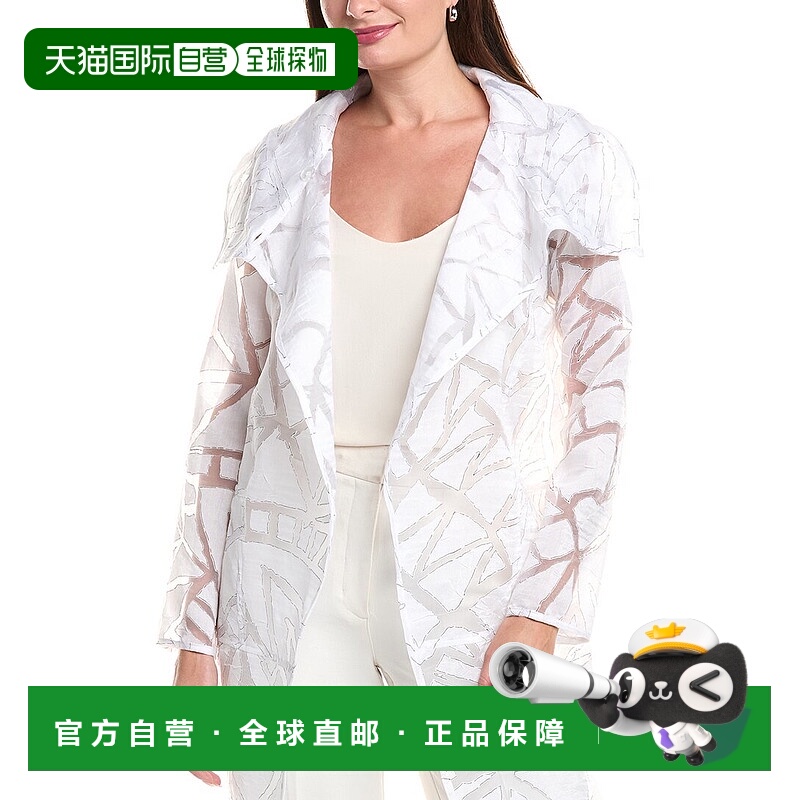 自营 Joseph Ribkoff烧坏包装面层-白色 美国奥莱直发长袖外套