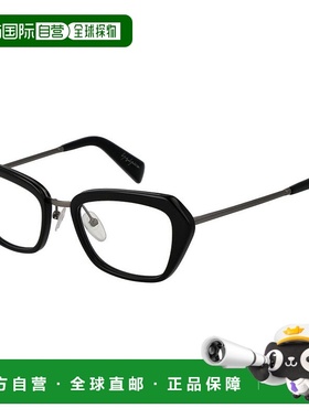 自营yohji yamamoto山本耀司女士光学女式镜架-黑色 美国奥莱直发