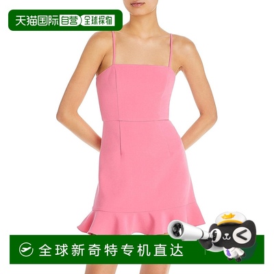 自营french connection女式荷叶边无袖迷你早秋新款连衣裙 bubble
