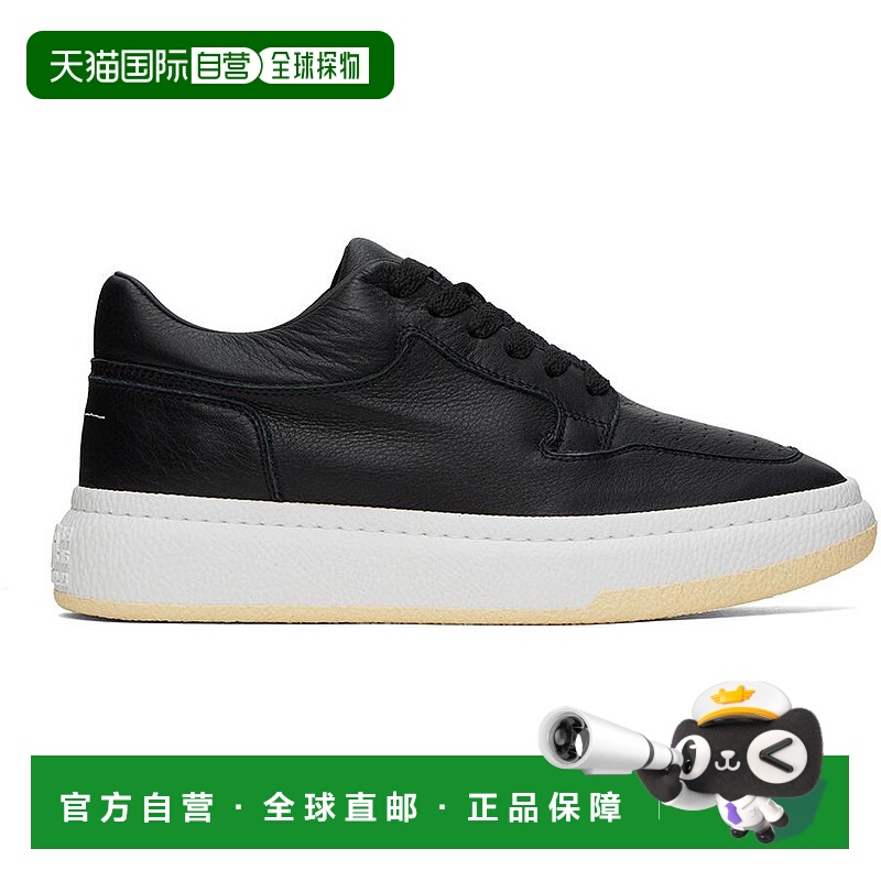 1h可退 【美国直邮】MM6 Maison Margiela 黑色篮球运动鞋