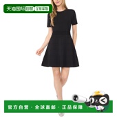 黑色 自营Ted Baker迷你喇叭裙 美国奥莱直发连衣裙