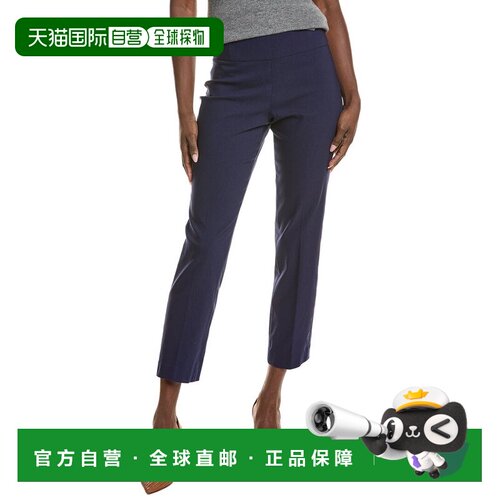 自营Jones New York Pull-On Wide Waistband Straight Ankle Pan