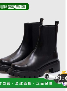 自营Women's Stuart Weitzman Emerson SJ336 Boots Black Leathe