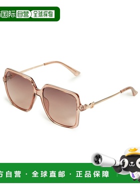 自营 guess大方形太阳镜 - 粉红色 美国奥莱直发