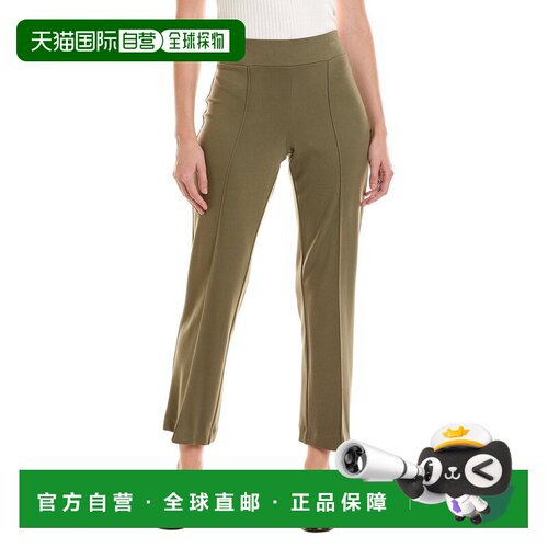 自营Jones New York Pull-On Pintuck长裤-绿色 美国奥莱直发