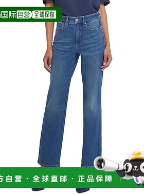 自营NYDJ Petite Marilyn Lake Notre-Dame Straight Leg Jean -