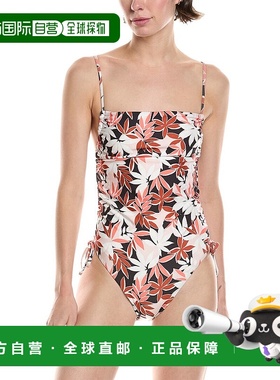 自营 Volcom Check Mate一体机-白色泳衣 美国奥莱直发