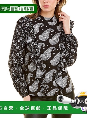 自营Ted Baker 高领秋款衬衫 黑色 美国奥莱直发