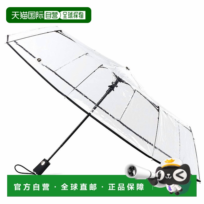 自营 totes自动打开清晰折叠雨伞 - 透明 美国奥莱直发
