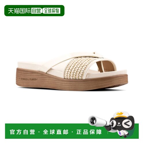 自营Donald Pliner Farrah皮革凉鞋-白色 美国奥莱直发