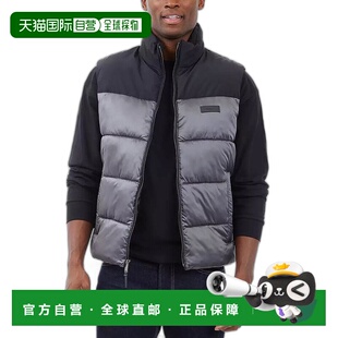 【美国直邮】Michael Kors 男士重磅绗缝羽绒背心 时尚防寒无袖外