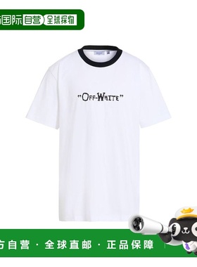 自营off-whiteOff- Cotton Men's T-Shirt - white 美国奥莱直发