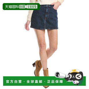 自营HUDSON Jeans Mini Skirt - blue 美国奥莱直发半身裙包臀裙