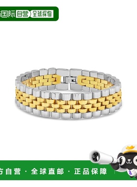 自营sterling foreverCommentSold Chunky 表带链式手链 - 双色