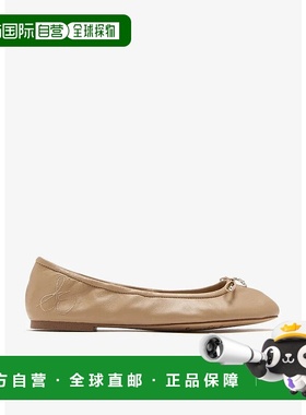 自营Sam Edelman Felicia A4085LR954芭蕾舞平底鞋女士裸体皮革滑