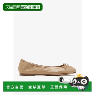 自营Sam Edelman Felicia A4085LR954芭蕾舞平底鞋女士裸体皮革滑