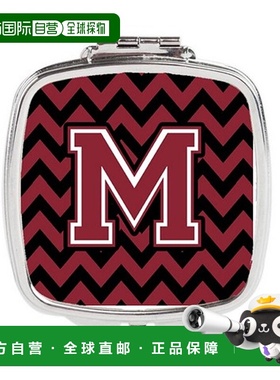 自营 Carolines Treasures CJ1052-MSCM 字母 M 雪佛龙石榴正品