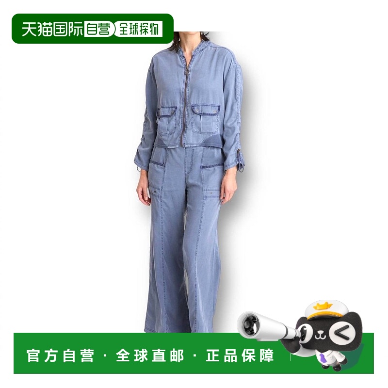 自营xcviRalf Corded Sleeves Jacket In Blue - blue 美国奥莱直