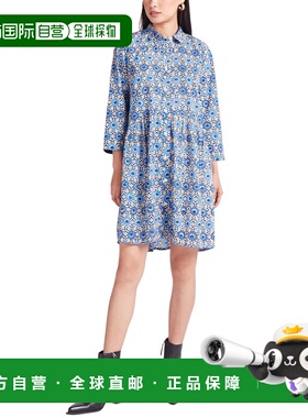 自营ro's gardenRos Garden Cadaques Short Mini Dress - blue