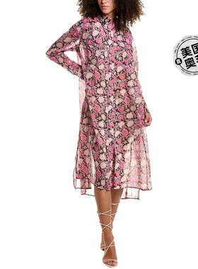 自营 Isabel Marant Étoile Elaine Midi Dressblack 美国奥莱直