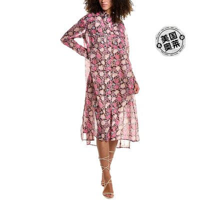 自营 Isabel Marant Étoile Elaine Midi Dressblack 美国奥莱直