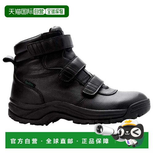 自营Propet Cliff Walker高表带黑色MBA033L-BLK男士-黑色 美国奥