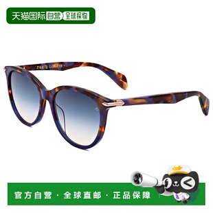 54毫米蓝色哈瓦那太阳镜 自营 boneRag&Bone女式 蓝色哈瓦那 rag
