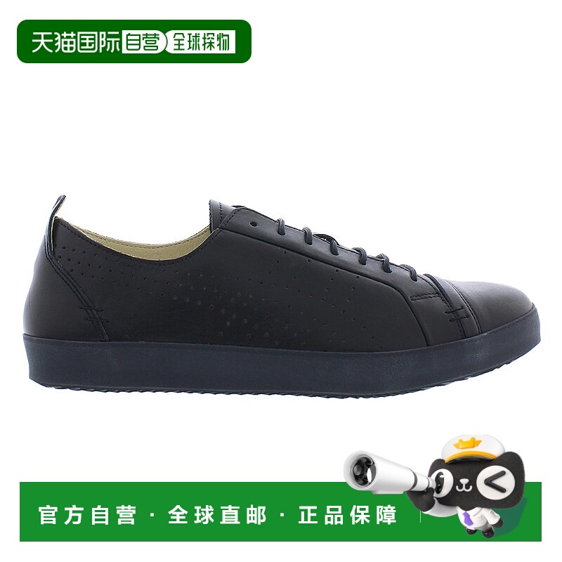 美国直邮Asics亚瑟士男女士复古跑鞋黑色低帮系带简约平底休闲