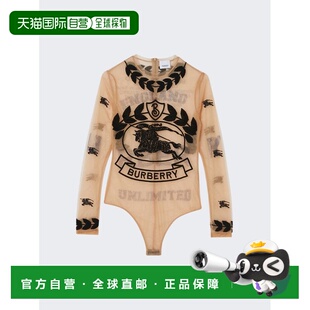 美国奥莱直发 中性 自营burberryEkd 刺绣弹力薄纱紧身衣