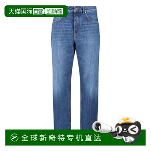 自营 美国奥莱直发 givenchy直筒标志牛仔裤 蓝色